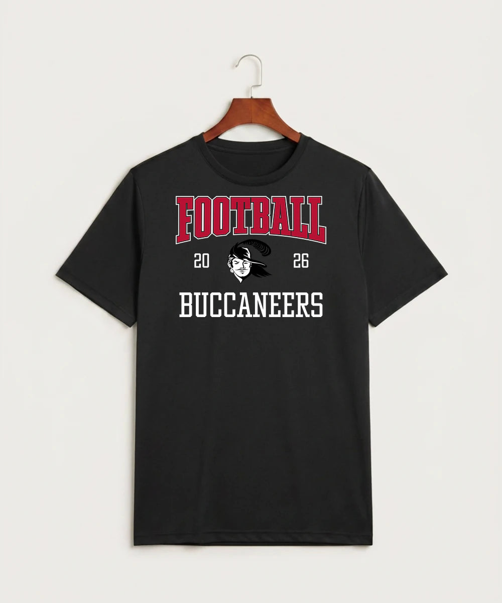 Border West Football (Boys) - Black Sport-Tek PosiCharge Competitor Tee. ST350