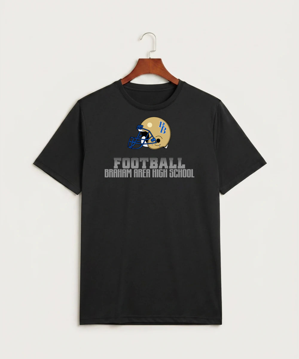 Braham Area High School Football (Boys) - Black Sport-Tek PosiCharge Competitor Tee. ST350