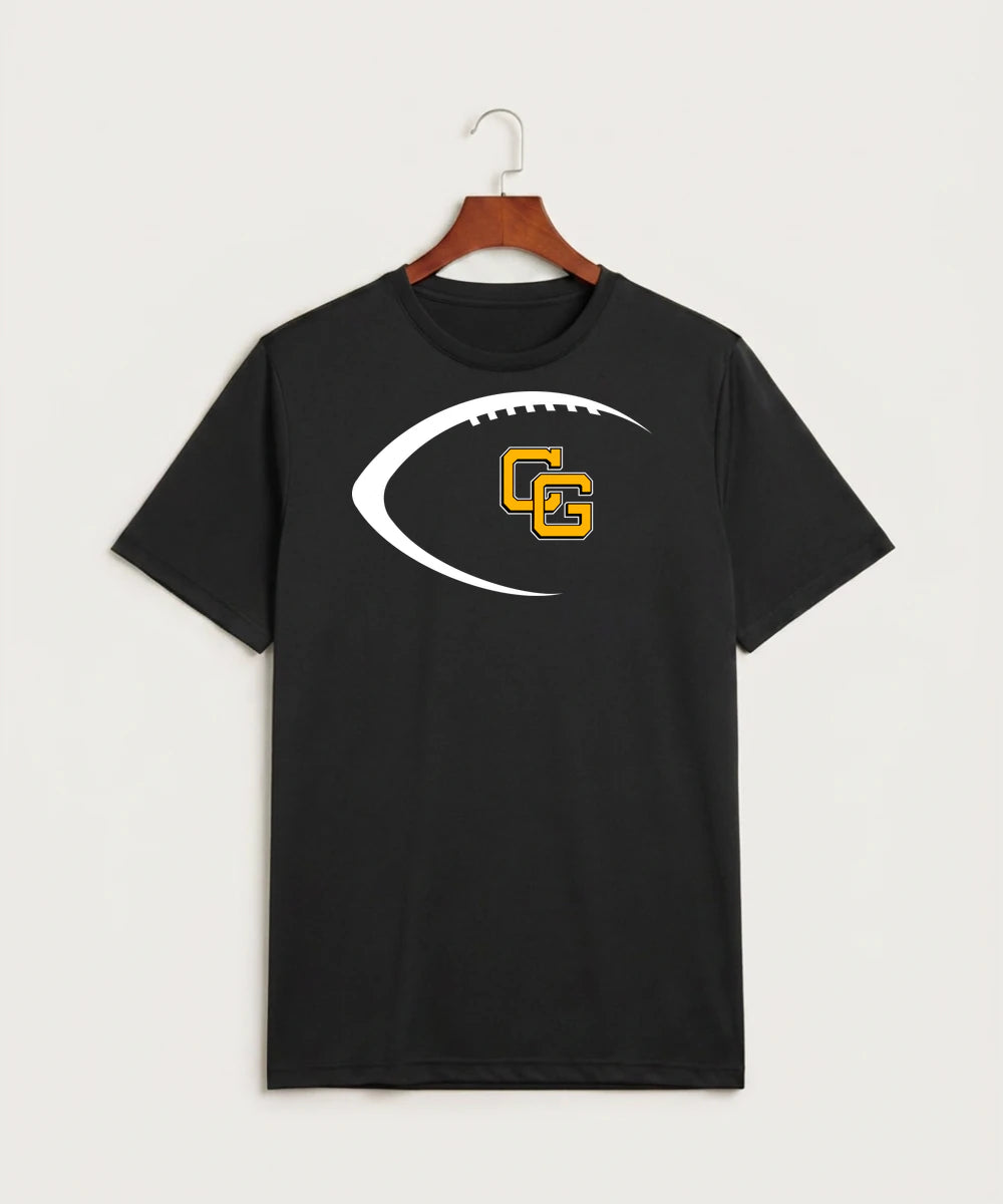 Clearbrook Gonvick High School Football (Boys) - Black Sport-Tek PosiCharge Competitor Tee. ST350