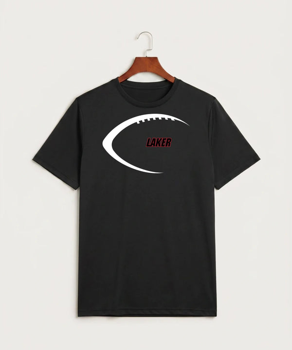 Detroit Lakes Community High School Football (Boys) - Black Sport-Tek PosiCharge Competitor Tee. ST350