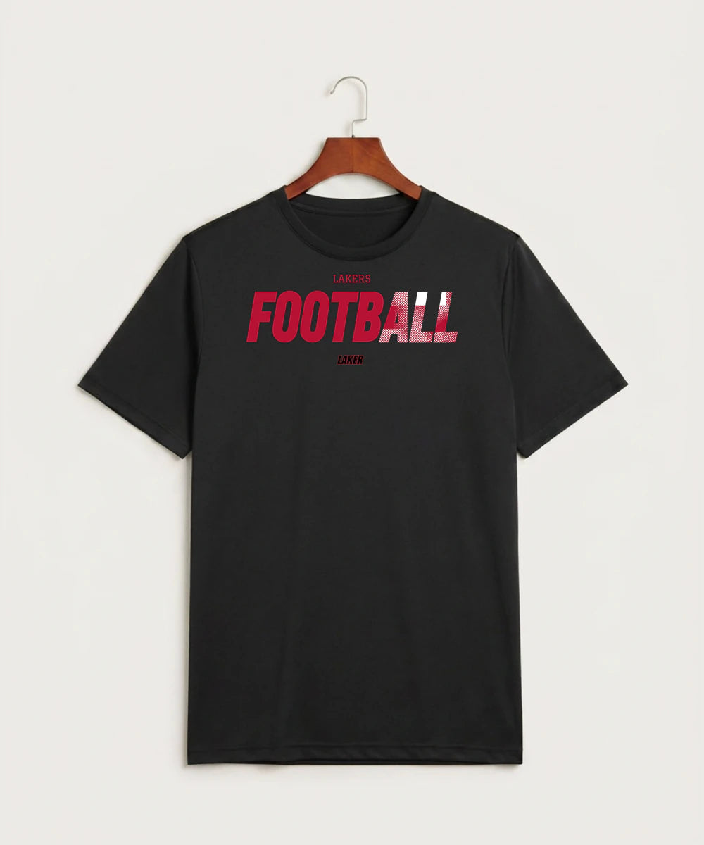 Detroit Lakes Community High School Football (Boys) - Black Sport-Tek PosiCharge Competitor Tee. ST350