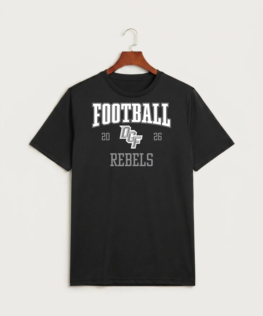 DGF High School Football (Boys) - Black Sport-Tek PosiCharge Competitor Tee. ST350