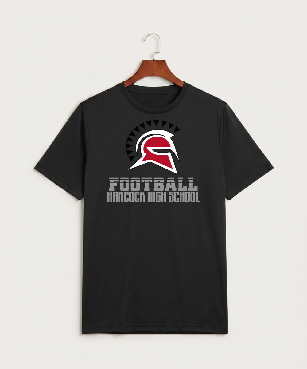 Hancock High School Football (Boys) - Black Sport-Tek PosiCharge Competitor Tee. ST350