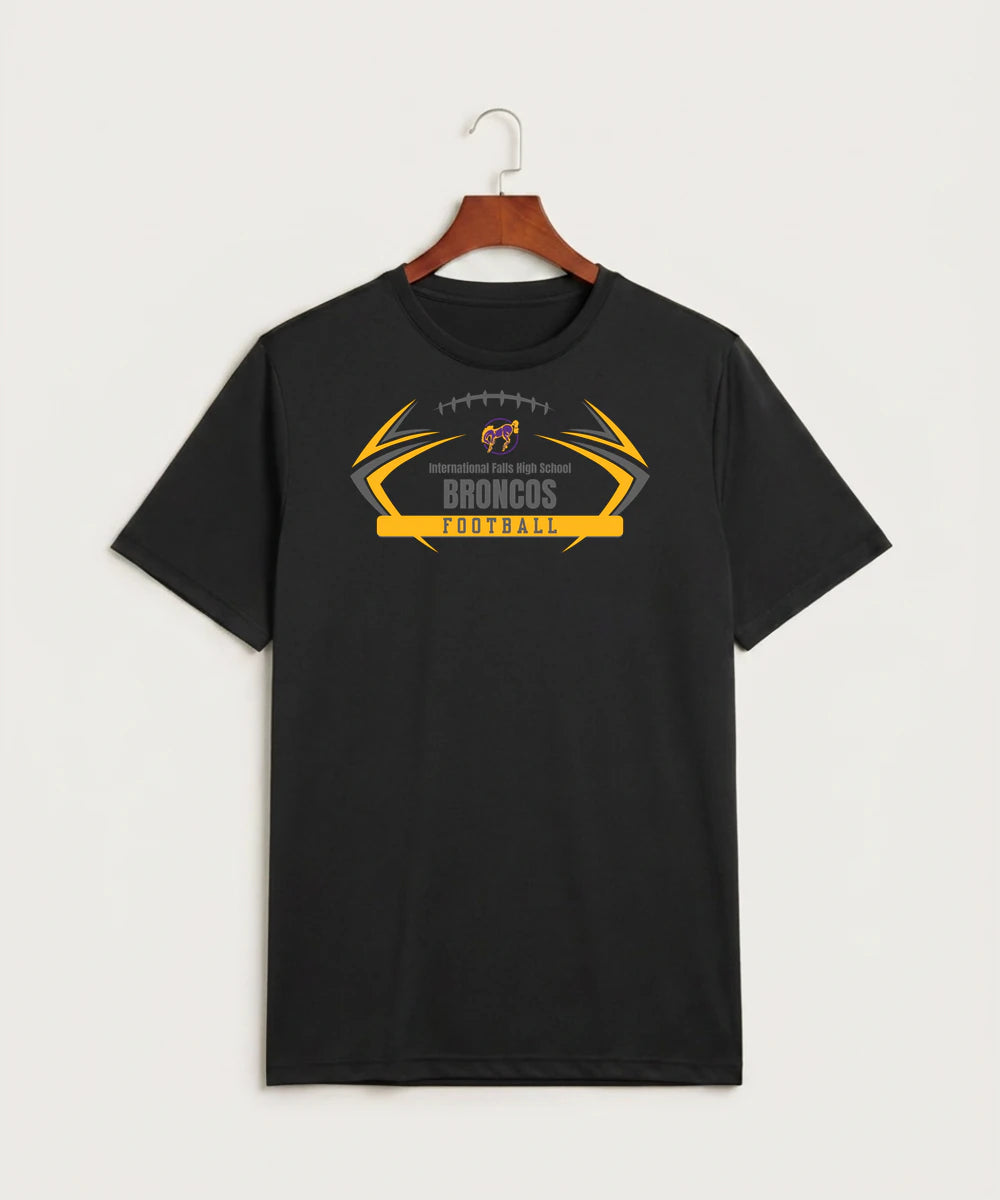 International Falls High School Football (Boys) - Black Sport-Tek PosiCharge Competitor Tee. ST350