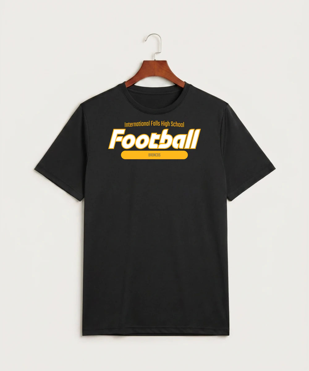 International Falls High School Football (Boys) - Black Sport-Tek PosiCharge Competitor Tee. ST350