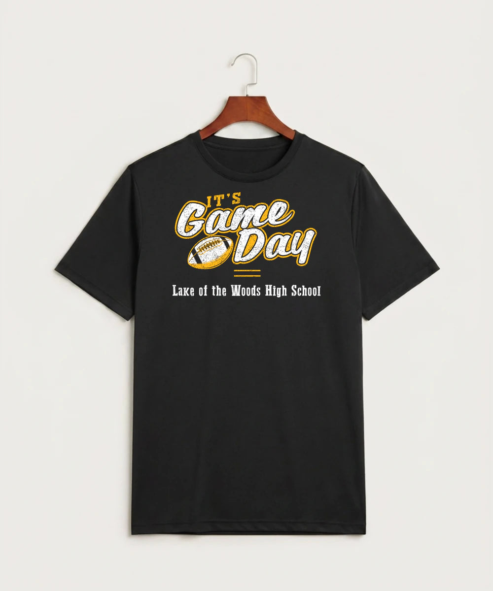 Lake of the Woods High School Football (Boys) - Black Sport-Tek PosiCharge Competitor Tee. ST350