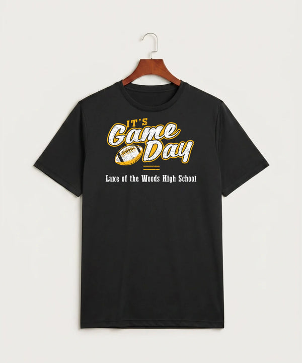 Lake of the Woods High School Football (Boys) - Black Sport-Tek PosiCharge Competitor Tee. ST350