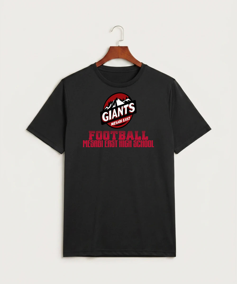 Mesabi East High School Football (Boys) - Black Sport-Tek PosiCharge Competitor Tee. ST350