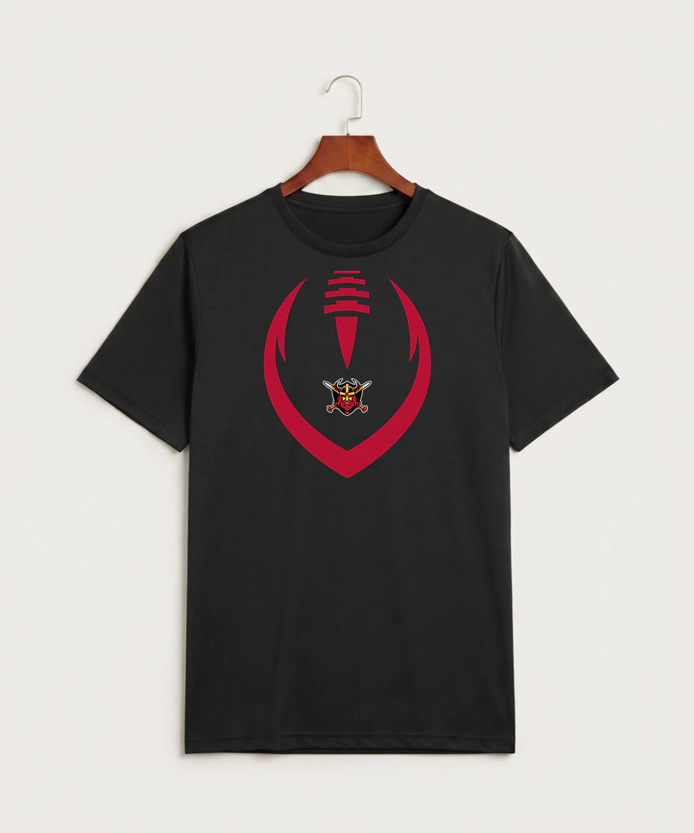 Mille Lacs High School Football (Boys) - Black Sport-Tek PosiCharge Competitor Tee. ST350
