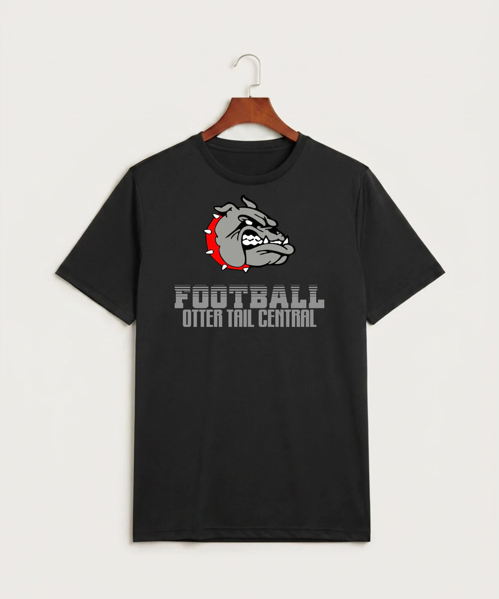 Otter Tail Central Football (Boys) - Black Sport-Tek PosiCharge Competitor Tee. ST350