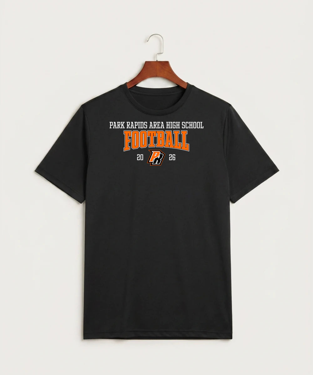 Park Rapids Area High School Football (Boys) - Black Sport-Tek PosiCharge Competitor Tee. ST350