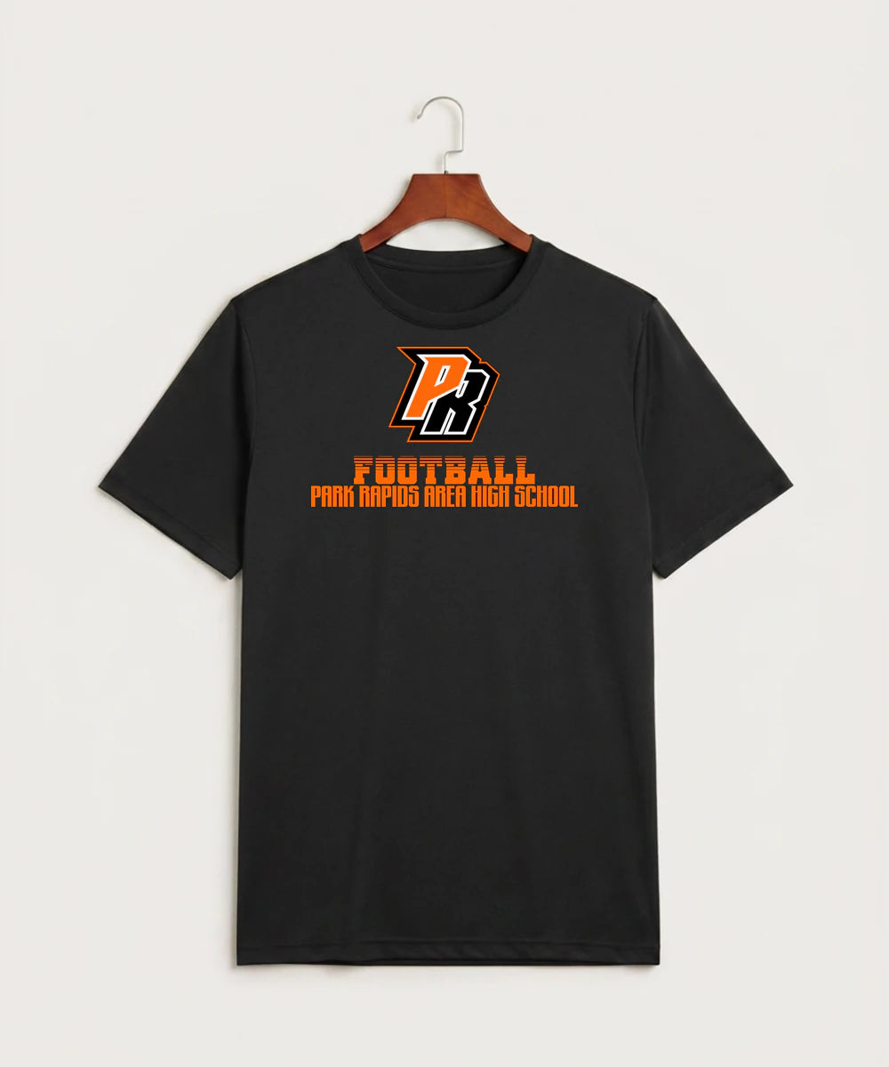 Park Rapids Area High School Football (Boys) - Black Sport-Tek PosiCharge Competitor Tee. ST350