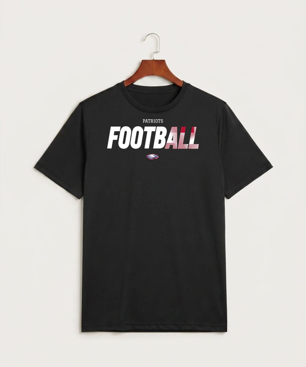 Pequot Lakes High School Football (Boys) - Black Sport-Tek PosiCharge Competitor Tee. ST350