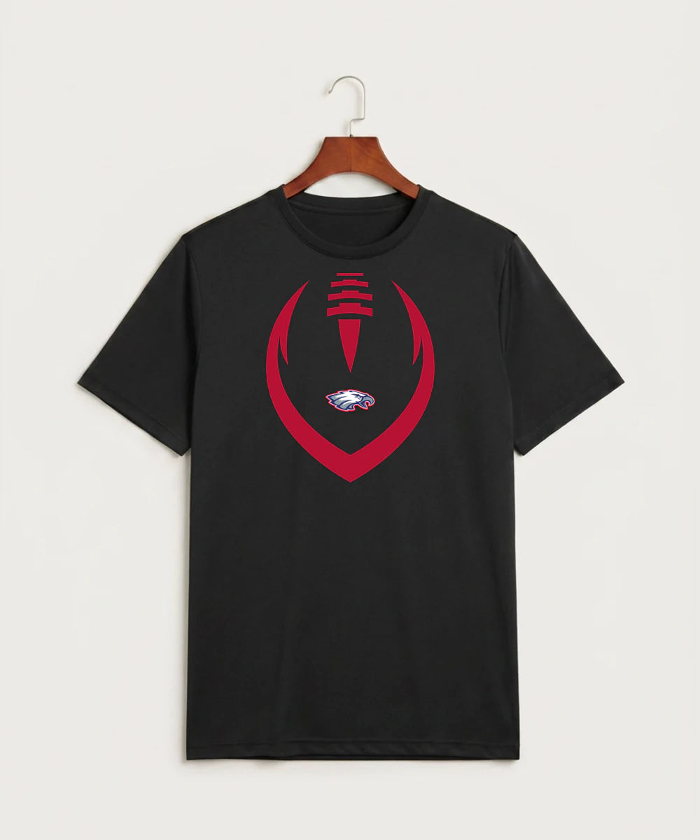 Pequot Lakes High School Football (Boys) - Black Sport-Tek PosiCharge Competitor Tee. ST350