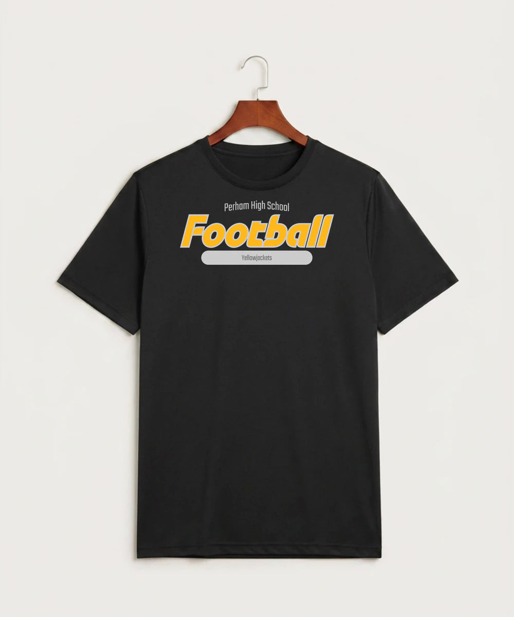 Perham High School Football (Boys) - Black Sport-Tek PosiCharge Competitor Tee. ST350