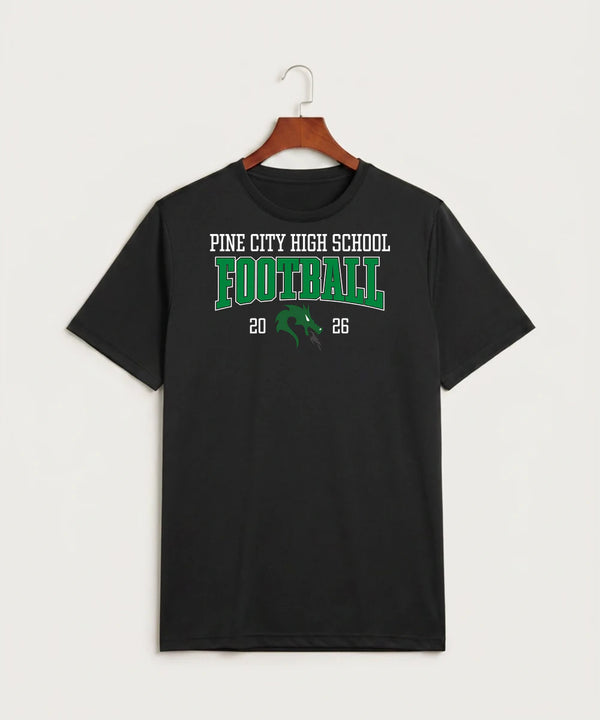 Pine City High School Football (Boys) - Black Sport-Tek PosiCharge Competitor Tee. ST350
