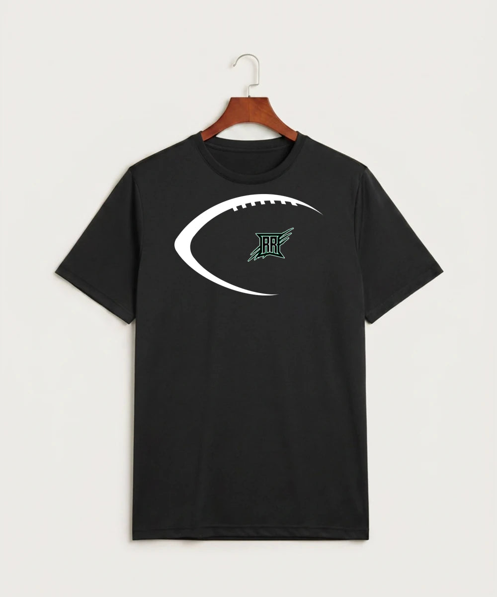 Rock Ridge High School Football (Boys) - Black Sport-Tek PosiCharge Competitor Tee. ST350