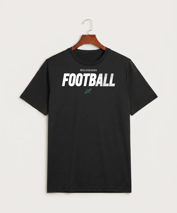Rock Ridge High School Football (Boys) - Black Sport-Tek PosiCharge Competitor Tee. ST350