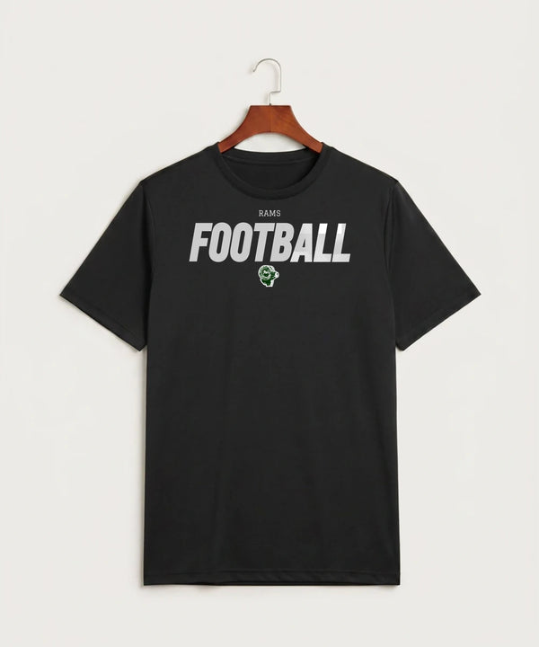 Roseau High School Football (Boys) - Black Sport-Tek PosiCharge Competitor Tee. ST350