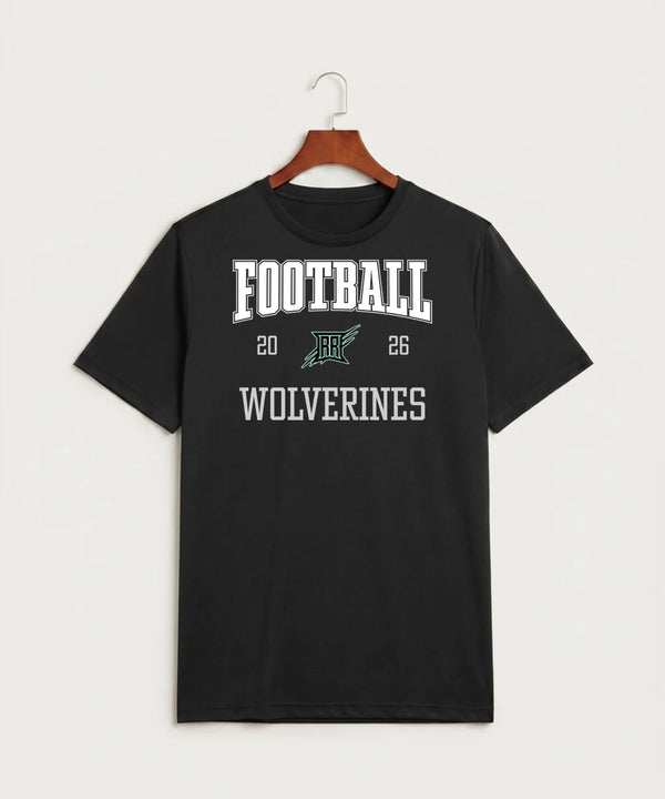 Rock Ridge High School Football (Boys) - Black Sport-Tek PosiCharge Competitor Tee. ST350