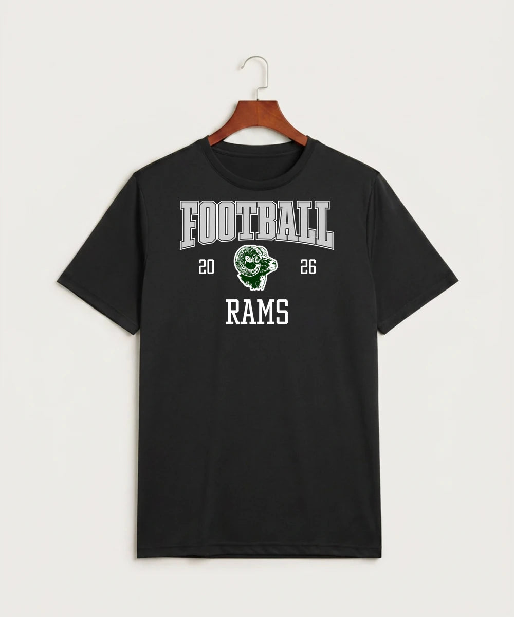 Roseau High School Football (Boys) - Black Sport-Tek PosiCharge Competitor Tee. ST350