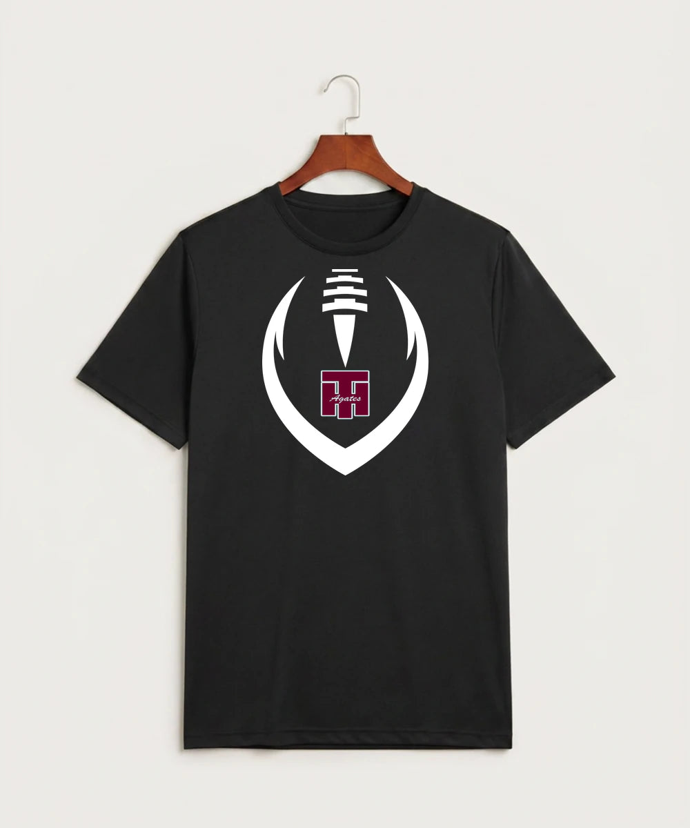 Two Harbors High School Football (Boys) - Black Sport-Tek PosiCharge Competitor Tee. ST350