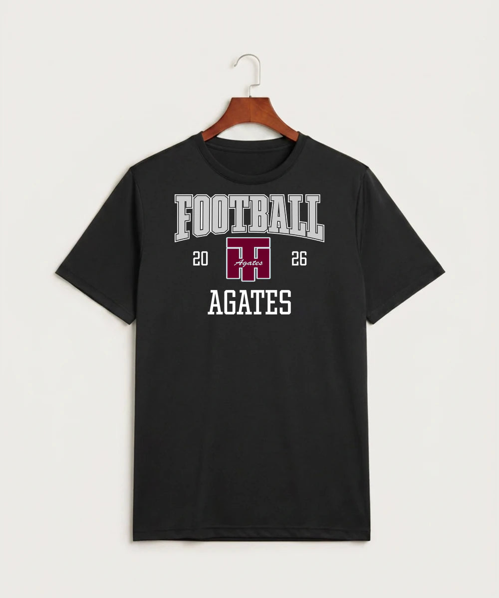 Two Harbors High School Football (Boys) - Black Sport-Tek PosiCharge Competitor Tee. ST350