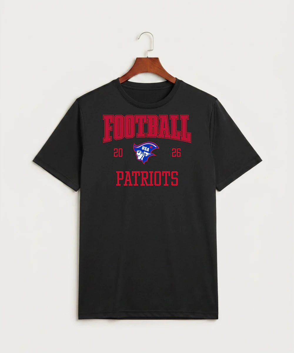 Upsala High School Football (Boys) - Black Sport-Tek PosiCharge Competitor Tee. ST350