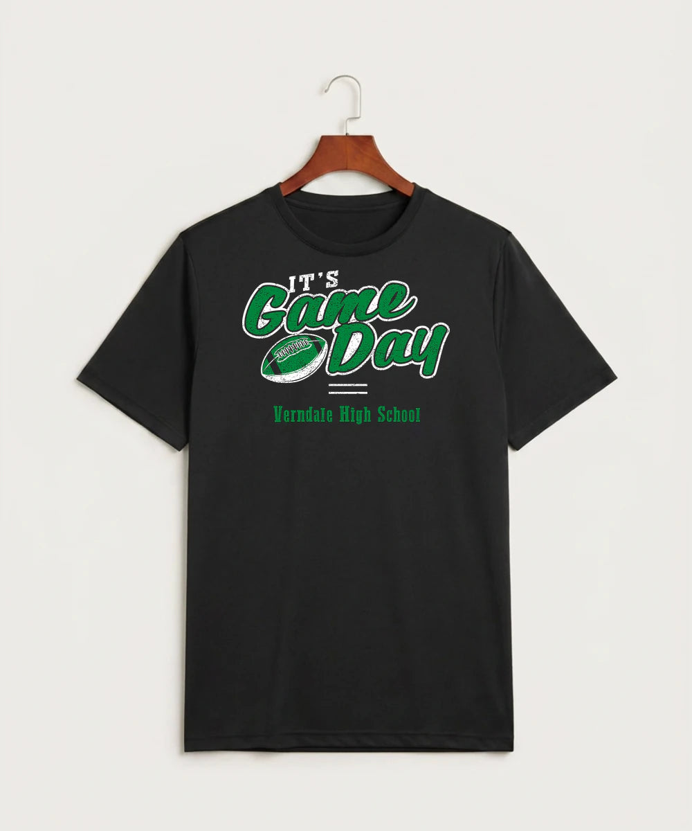 Verndale High School Football (Boys) - Black Sport-Tek PosiCharge Competitor Tee. ST350