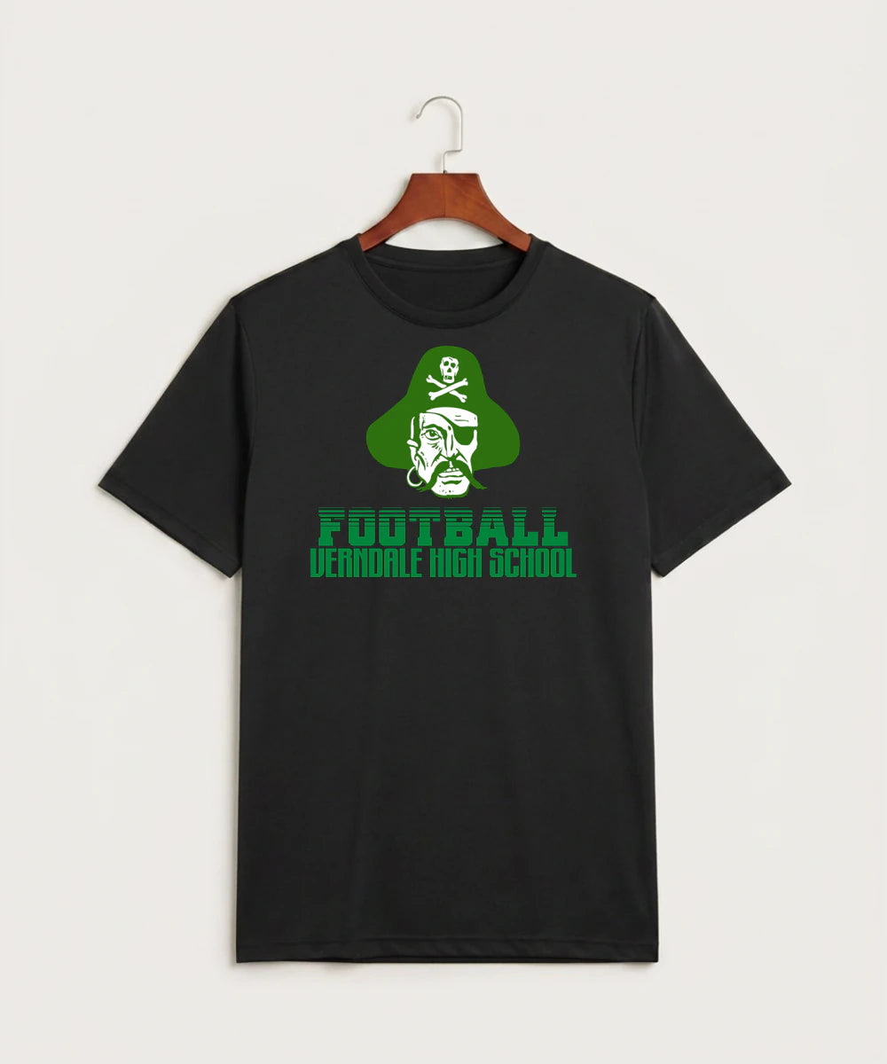 Verndale High School Football (Boys) - Black Sport-Tek PosiCharge Competitor Tee. ST350