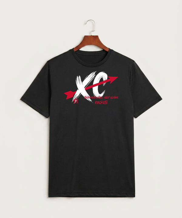John Marshall High School Cross Country (Coed) - Black Sport-Tek PosiCharge Competitor Tee. ST350