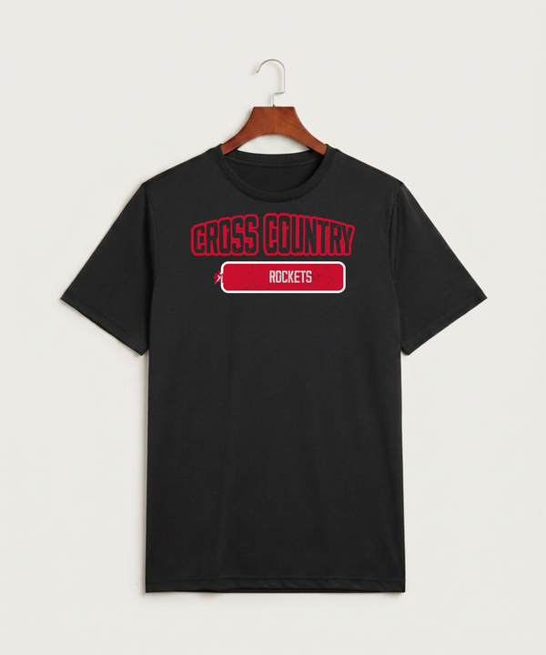 John Marshall High School Cross Country (Coed) - Black Sport-Tek PosiCharge Competitor Tee. ST350