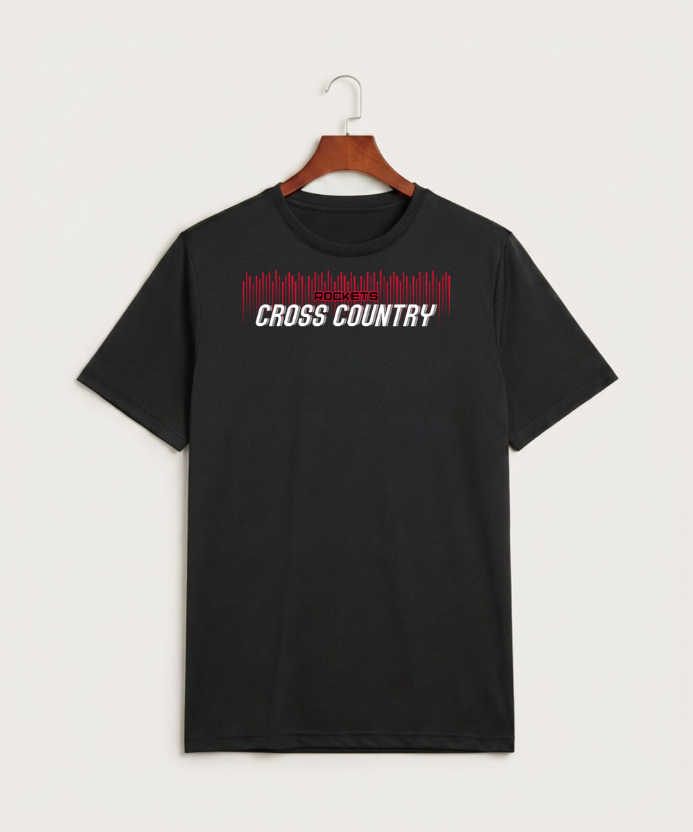 John Marshall High School Cross Country (Coed) - Black Sport-Tek PosiCharge Competitor Tee. ST350