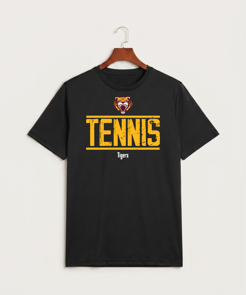 Stewartville High School Tennis (Coed) - Black Sport-Tek PosiCharge Competitor Tee. ST350