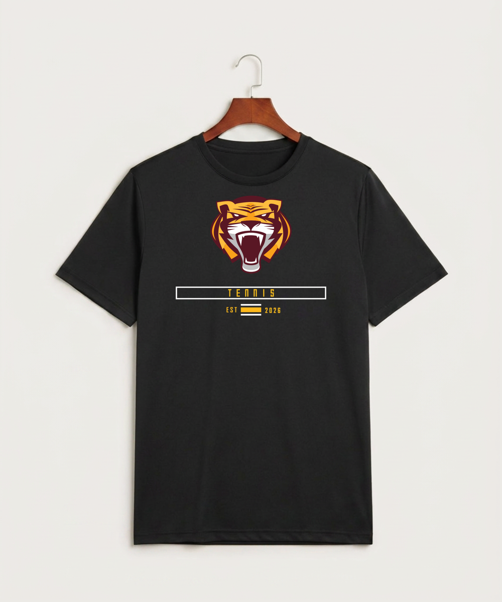 Stewartville High School Tennis (Coed) - Black Sport-Tek PosiCharge Competitor Tee. ST350