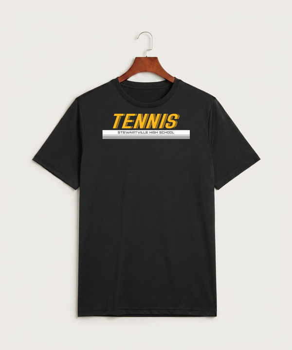 Stewartville High School Tennis (Coed) - Black Sport-Tek PosiCharge Competitor Tee. ST350
