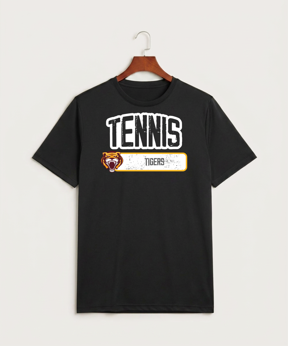 Stewartville High School Tennis (Coed) - Black Sport-Tek PosiCharge Competitor Tee. ST350