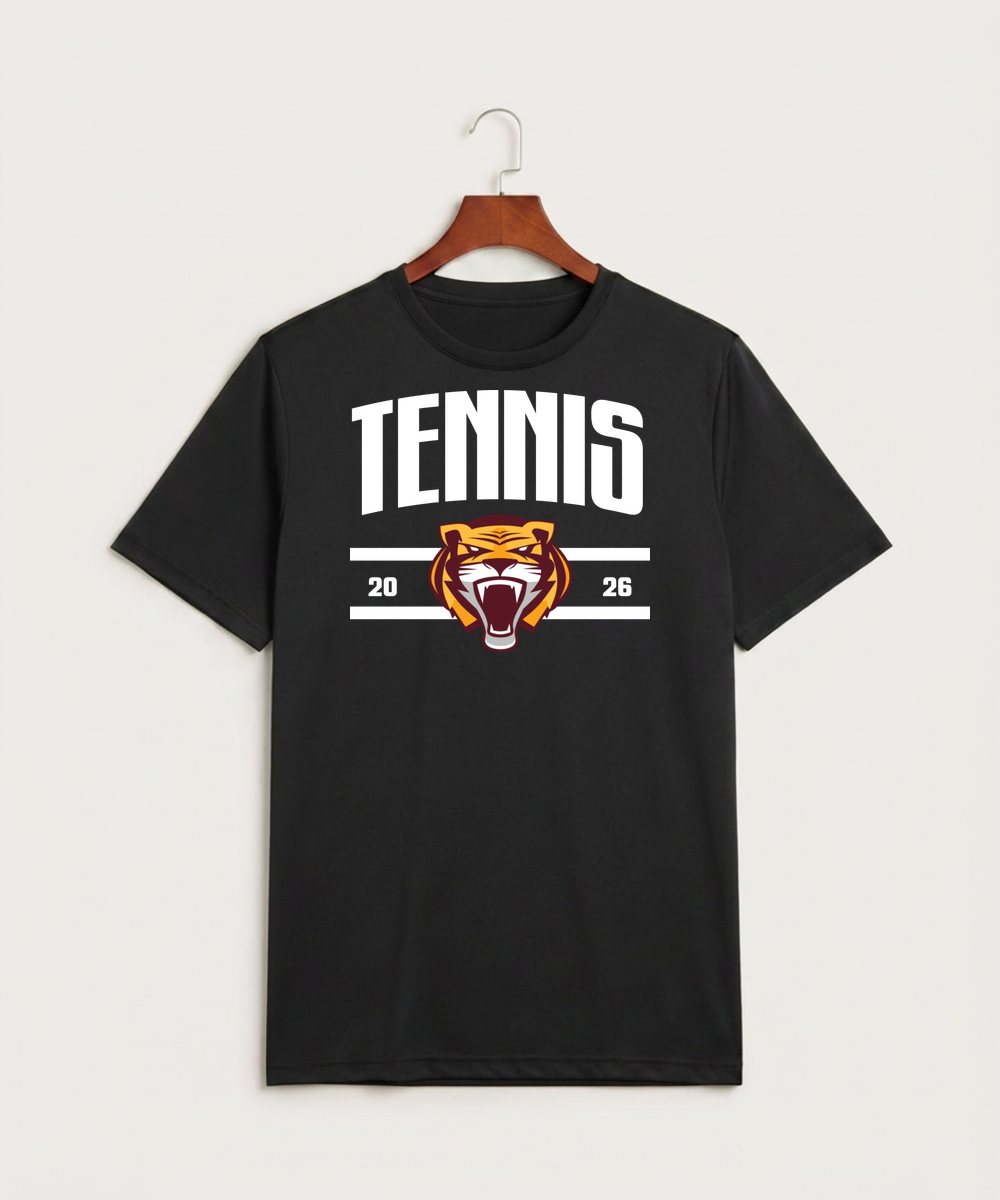 Stewartville High School Tennis (Coed) - Black Sport-Tek PosiCharge Competitor Tee. ST350