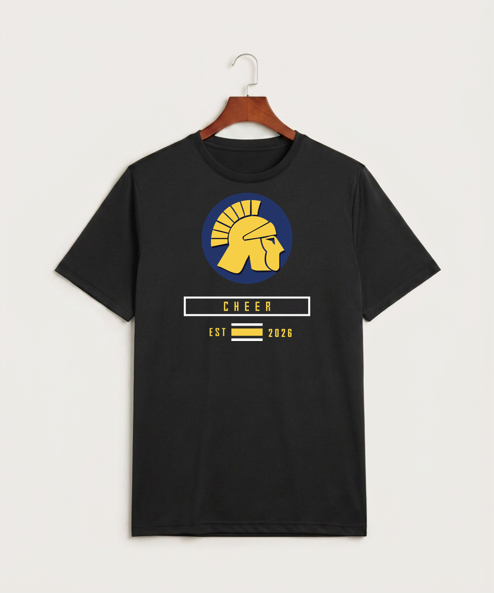 Wausau West High School Cheer - Black Sport-Tek PosiCharge Competitor Tee. ST350