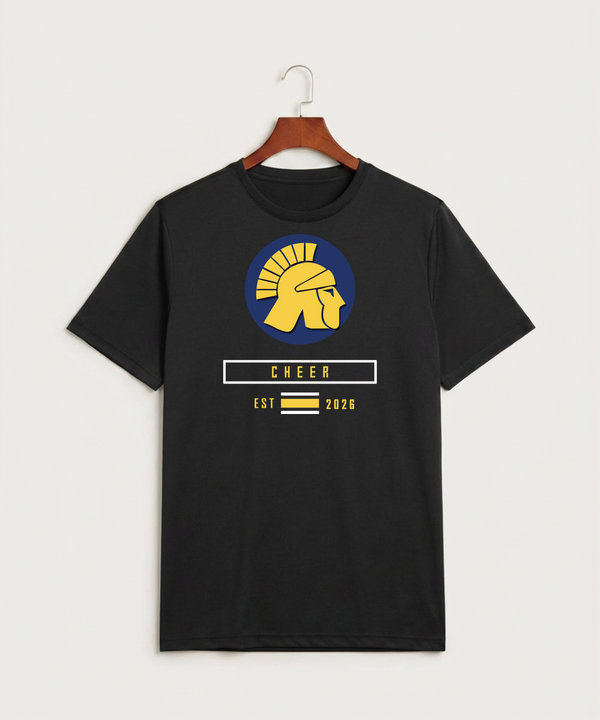 Wausau West High School Cheer - Black Sport-Tek PosiCharge Competitor Tee. ST350
