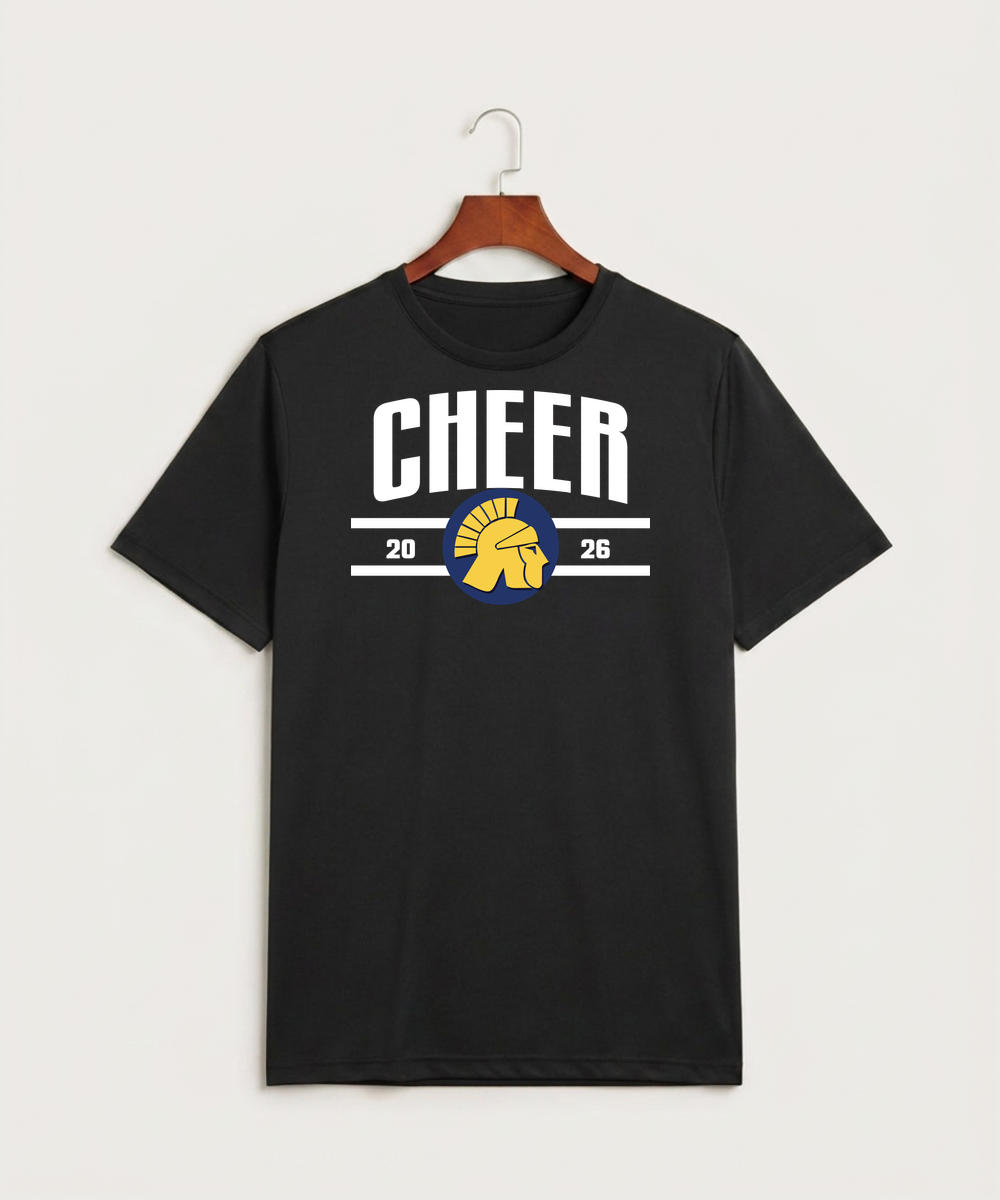 Wausau West High School Cheer - Black Sport-Tek PosiCharge Competitor Tee. ST350