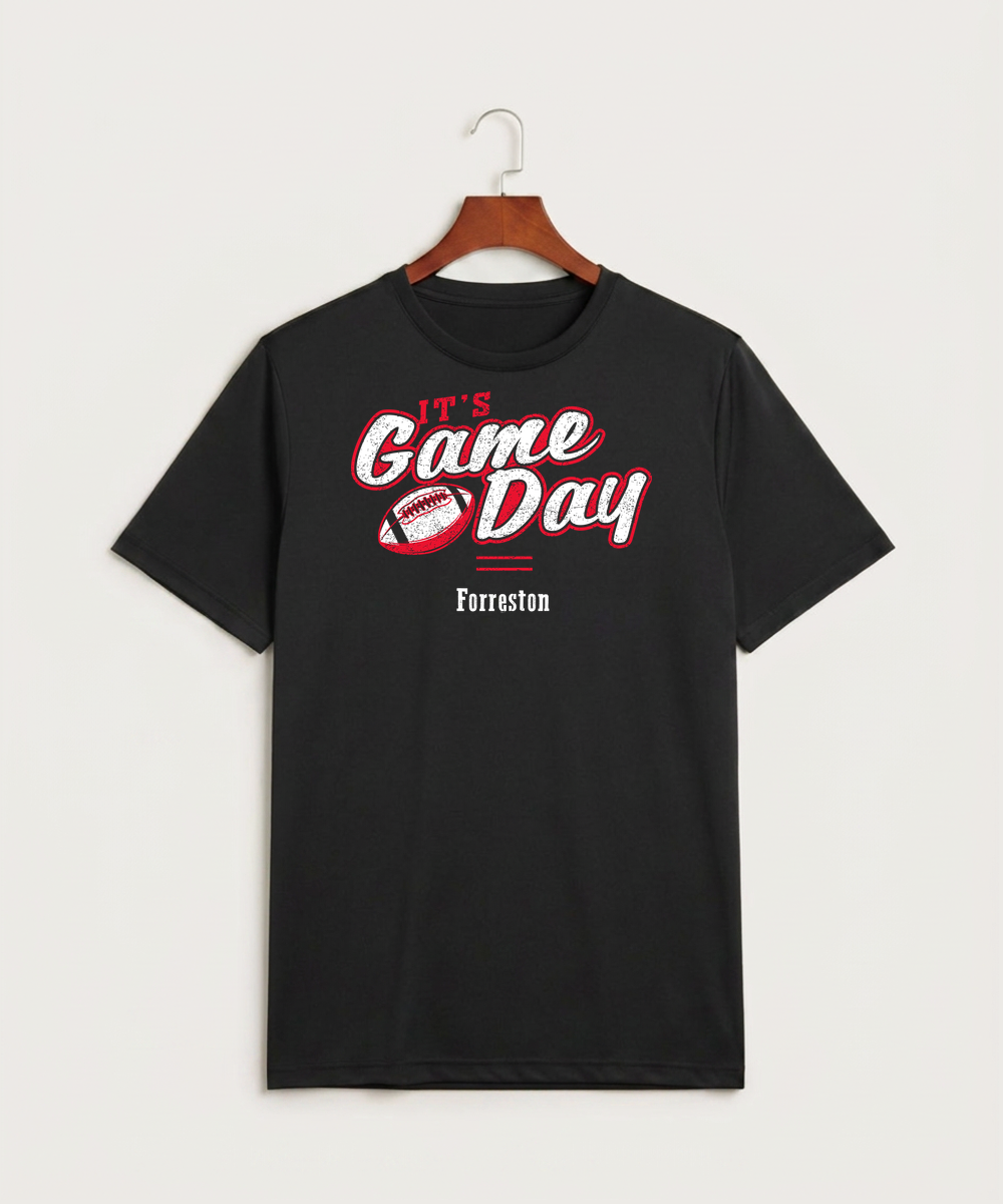 Forreston Football - Black Sport-Tek PosiCharge Competitor Tee. ST350