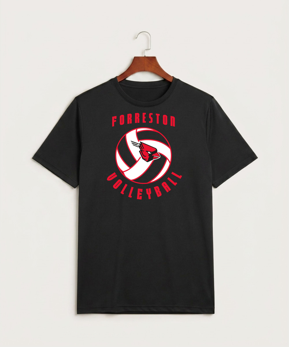 Forreston Volleyball - Black Sport-Tek PosiCharge Competitor Tee. ST350