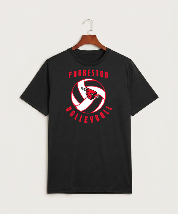 Forreston Volleyball - Black Sport-Tek PosiCharge Competitor Tee. ST350