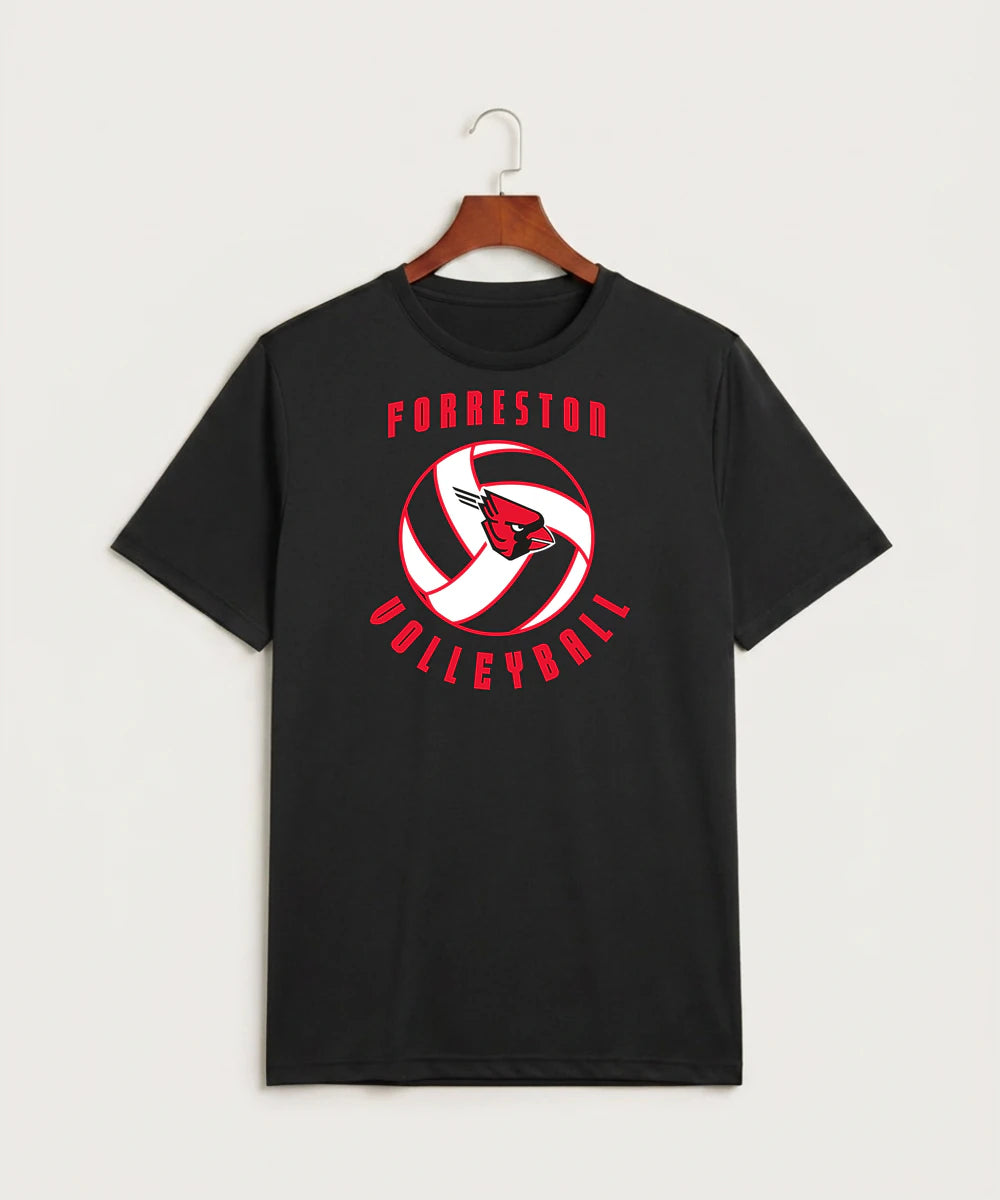 Forreston Volleyball - Black Sport-Tek PosiCharge Competitor Tee. ST350