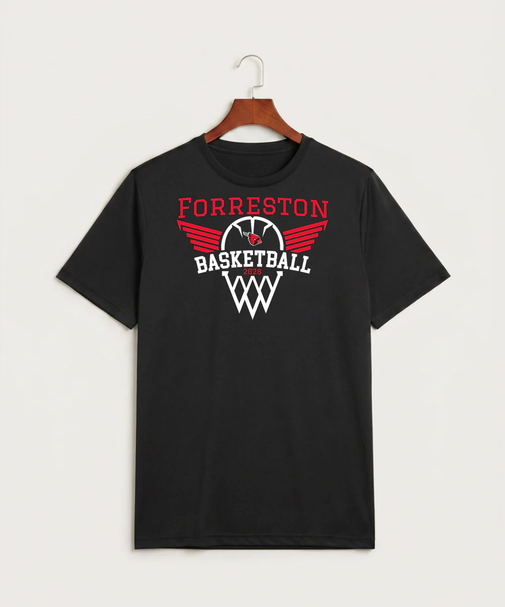 Forreston Basketball - Black Sport-Tek PosiCharge Competitor Tee. ST350