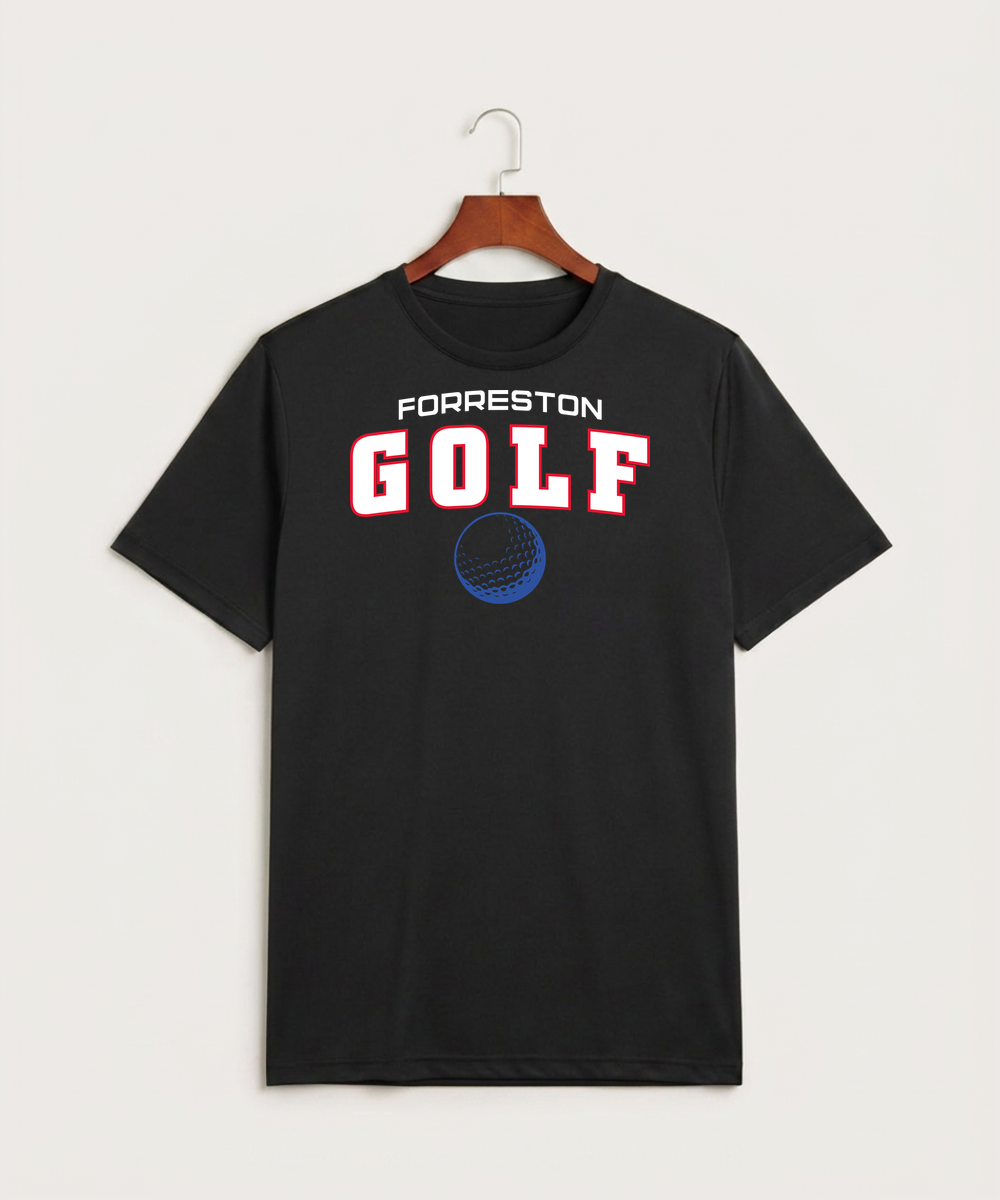Forreston Golf - Black Sport-Tek PosiCharge Competitor Tee. ST350