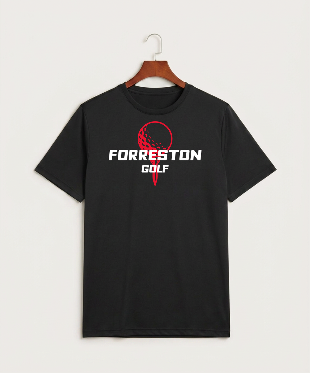 Forreston Golf - Black Sport-Tek PosiCharge Competitor Tee. ST350