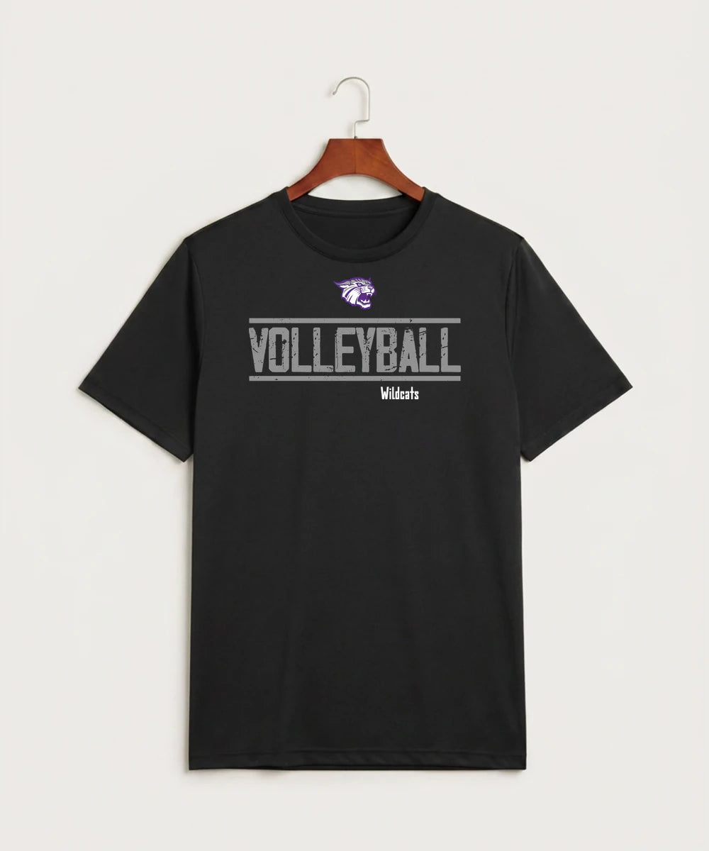 Goodhue High School Volleyball (Girls) - Black Sport-Tek PosiCharge Competitor Tee. ST350