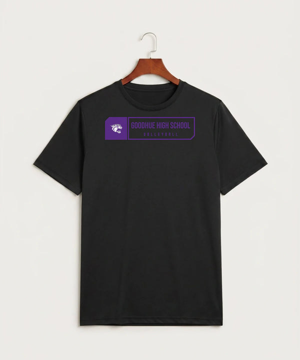 Goodhue High School Volleyball (Girls) - Black Sport-Tek PosiCharge Competitor Tee. ST350